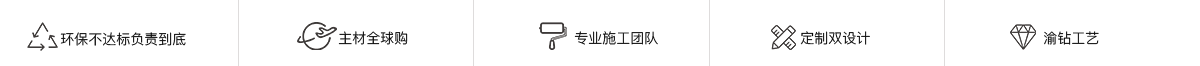 環(huán)保不達(dá)標(biāo)全額退款，主材全球購，渝鉆工藝，定制雙設(shè)計(jì)，國際定制